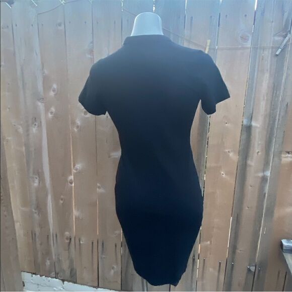 T Alexander Wang  Ruched black Minidress size xs - Picture 2 of 10